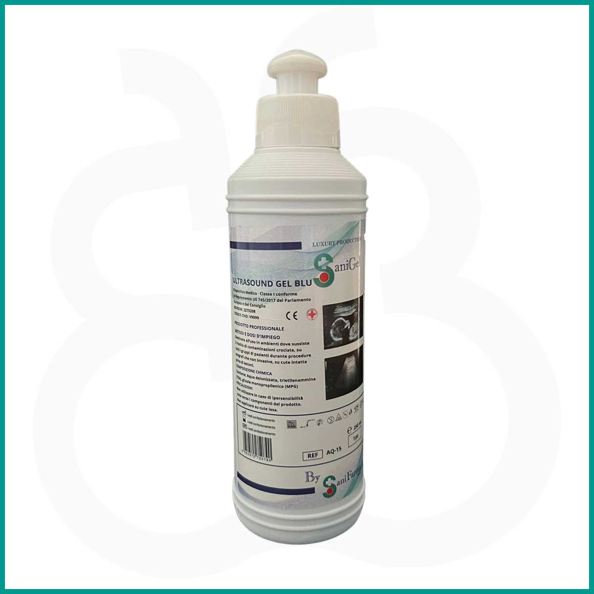 Gel Ultrasuoni Blu - Bottiglia 1 Litro